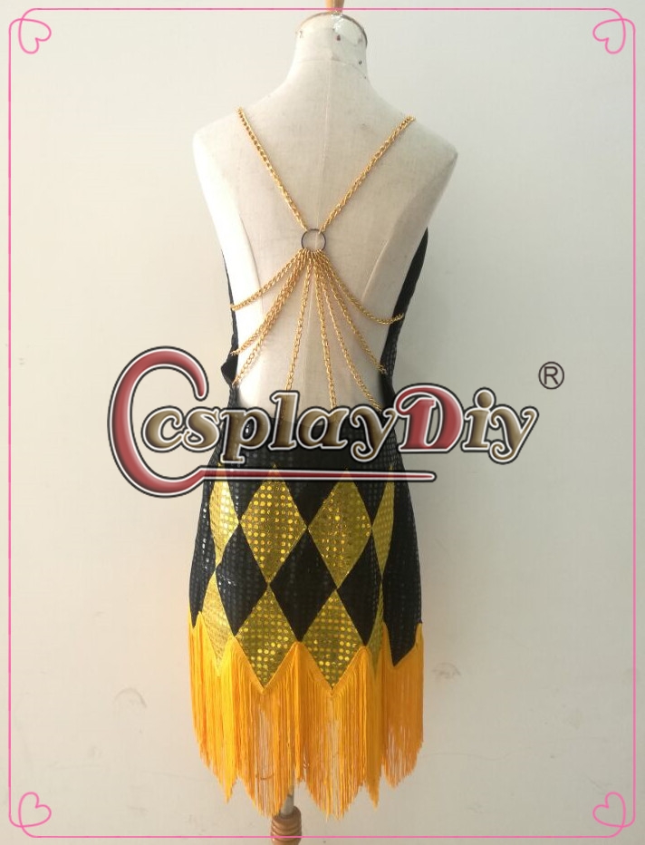 harley quinn gold sequin dress Suicide Squad 2016 - Harley Quinn (Black & Gold Dress) 1/3 Scale Statu main image 0