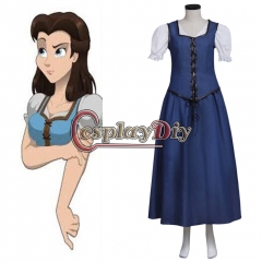 Cosplaydiy Once Upon a time Cosplay Costume Blue Dress