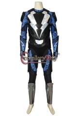 Cosplaydiy Black Lightning Season 2 Cosplay Jefferson Pierce Costume Adult Halloween Costumes Superhero Jumpsuit Vest Suit Custom