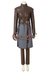 Game Of Thrones 8 Arya Stark Costume Cosplay Adult Halloween Christmas Carnival Outfit Fancy Full Set Party Dress