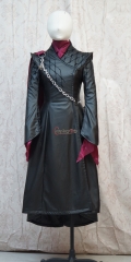 Cosplaydiy Game of Thrones Daenerys Targaryen Cosplay Costume dress Mother of Dragon Dress Halloween Carnival Outfit custom made