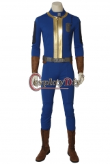 (With Shoes) Game Fallout 76 Vault 76 Cospaly Sole Survivor Deacon Costume Halloween Outfit Full Set Custom Made