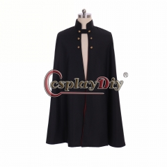 Cosplaydiy Over the Garden Wall Wirt Mantle Cape Robe Cosplay Costume